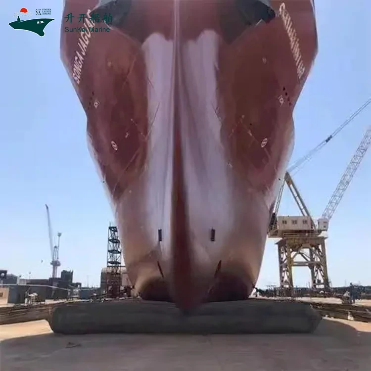 Seawater Launch အတွက် ကြံ့ခိုင်မှု မြင့်မားသော လေအိတ်များ